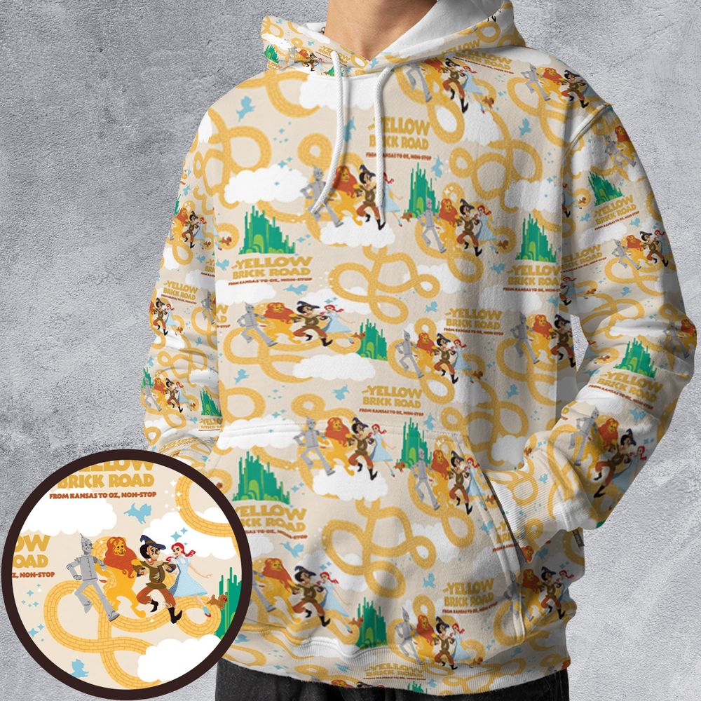 All-over Print Hoodie - CF7Z2S69 -  - 1