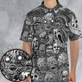 Horror Movie Assemblage Ghostface Xenomorph Pinhead Freddy Michael Myers AOP Men/Women Polo Shirt