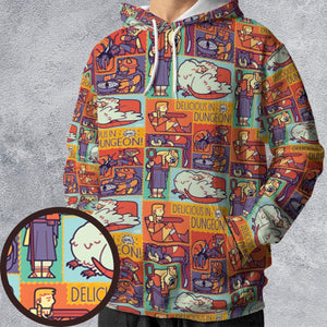Delicious In Dungeon All-over Print Hoodie
