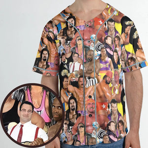 Early 90s Great Era Of WWF Unisex Baseball Jersey