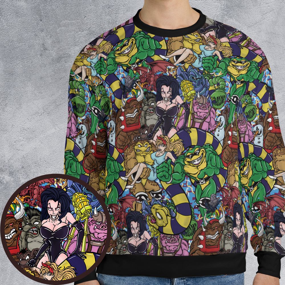 All-over Print Sweatshirt - DU8BCZ4X -  - 1