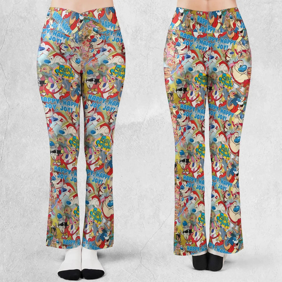 The Ren and Stimpy Show Flare Leggings