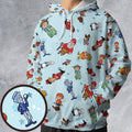 All-over Print Hoodie - Y9MR9584 -  - 1
