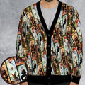 Haunted Mansion Vintage Stretch Pattern Cardigan