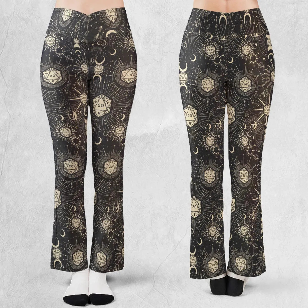 Diceyverse Dice RPG DND Flare Leggings