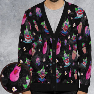 Space Horror Movie Killer Klowns Outer Cardigan