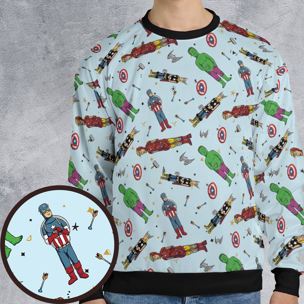 All-over Print Sweatshirt - AVW8RD5A -  - 1