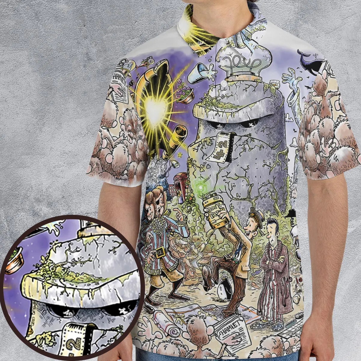 42 Meaning Of Life The Hitchhiker's Guide to the Galaxy AOP Men/Women Polo Shirt