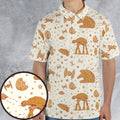 Gingerbread Christmas Star Wars AOP Men/Women Polo Shirt