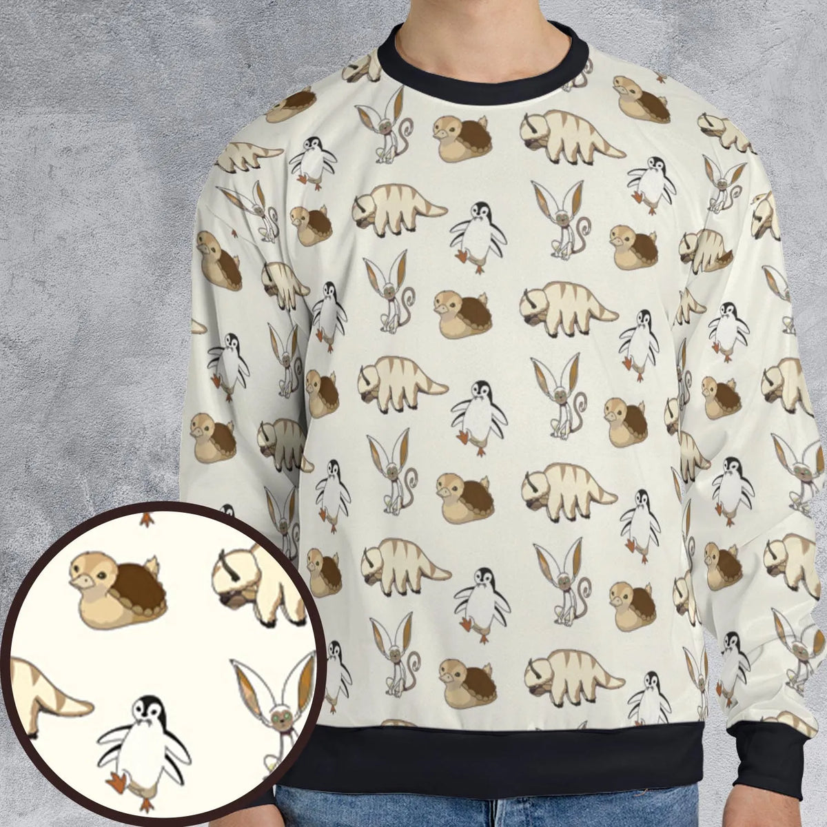 Airbender Team Avatar the Last Airbender All-over Print Sweatshirt
