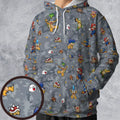 Super Mario Nintendo Video Game All-over Print Hoodie