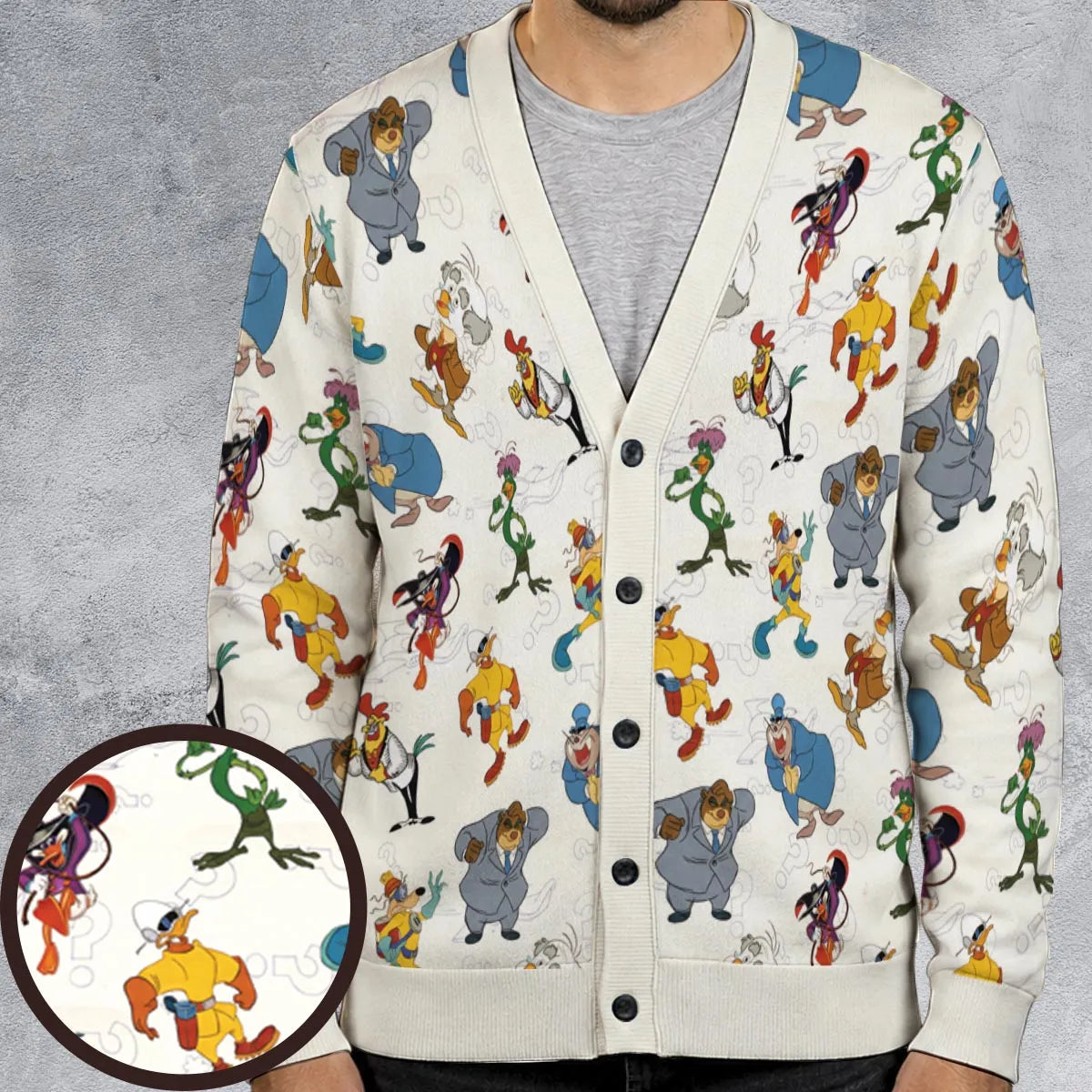 Duck Superhero Cardigan