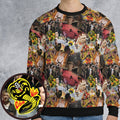 All-over Print Sweatshirt - V742JCTS -  - 1