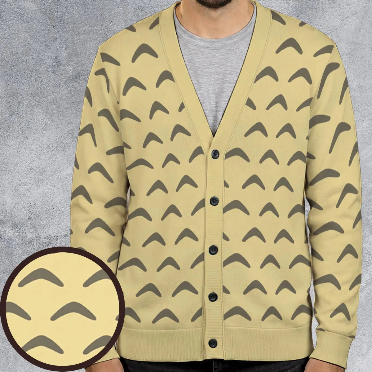 Totoro Pattern Cardigan