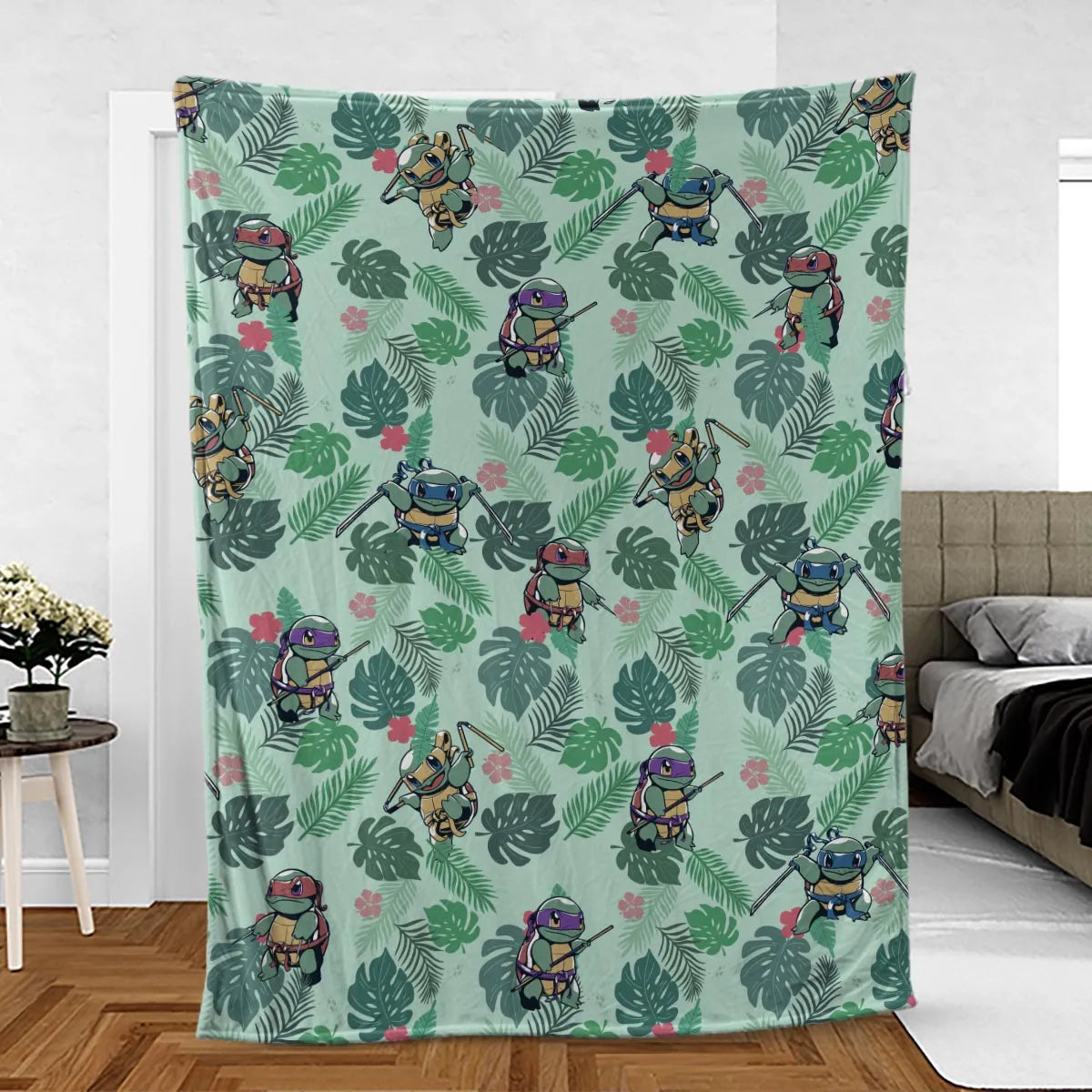 Teenage Mutant Ninja Squirtle Fleece Blanket
