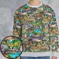 The Jungle Book Rudyard Kipling Seamless All-over Print Sweatshirt