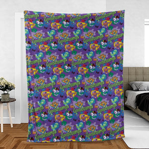 You Can't Scare Me Goosebumps Fleece Blanket