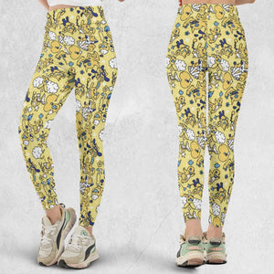 Shiny Magikarp Pokemon Pattern Legging