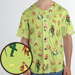 Irish Movie Darby O'Gill Characters Unisex Baseball Jersey