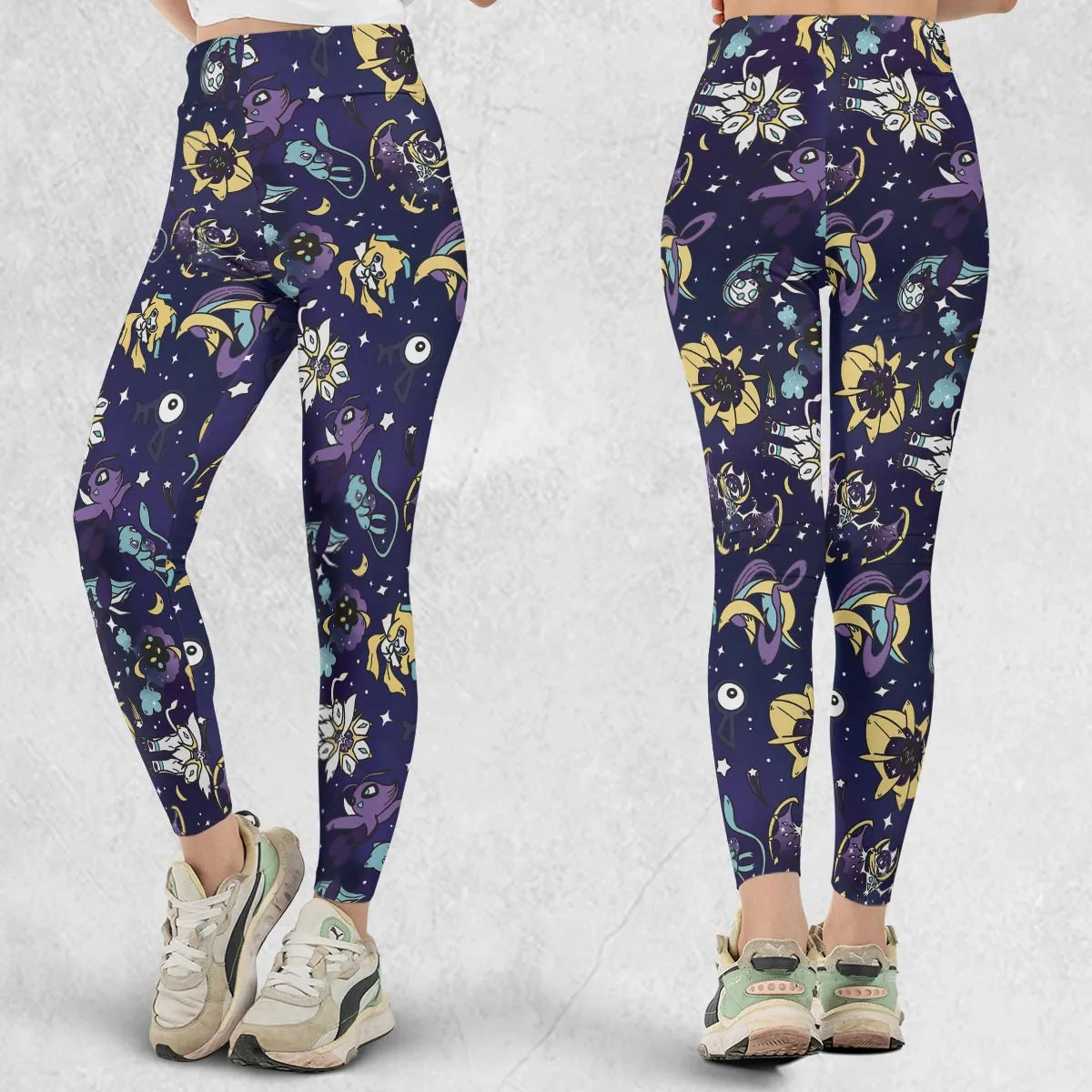 Galaxy Mew Psychic Type Pokemon Legging