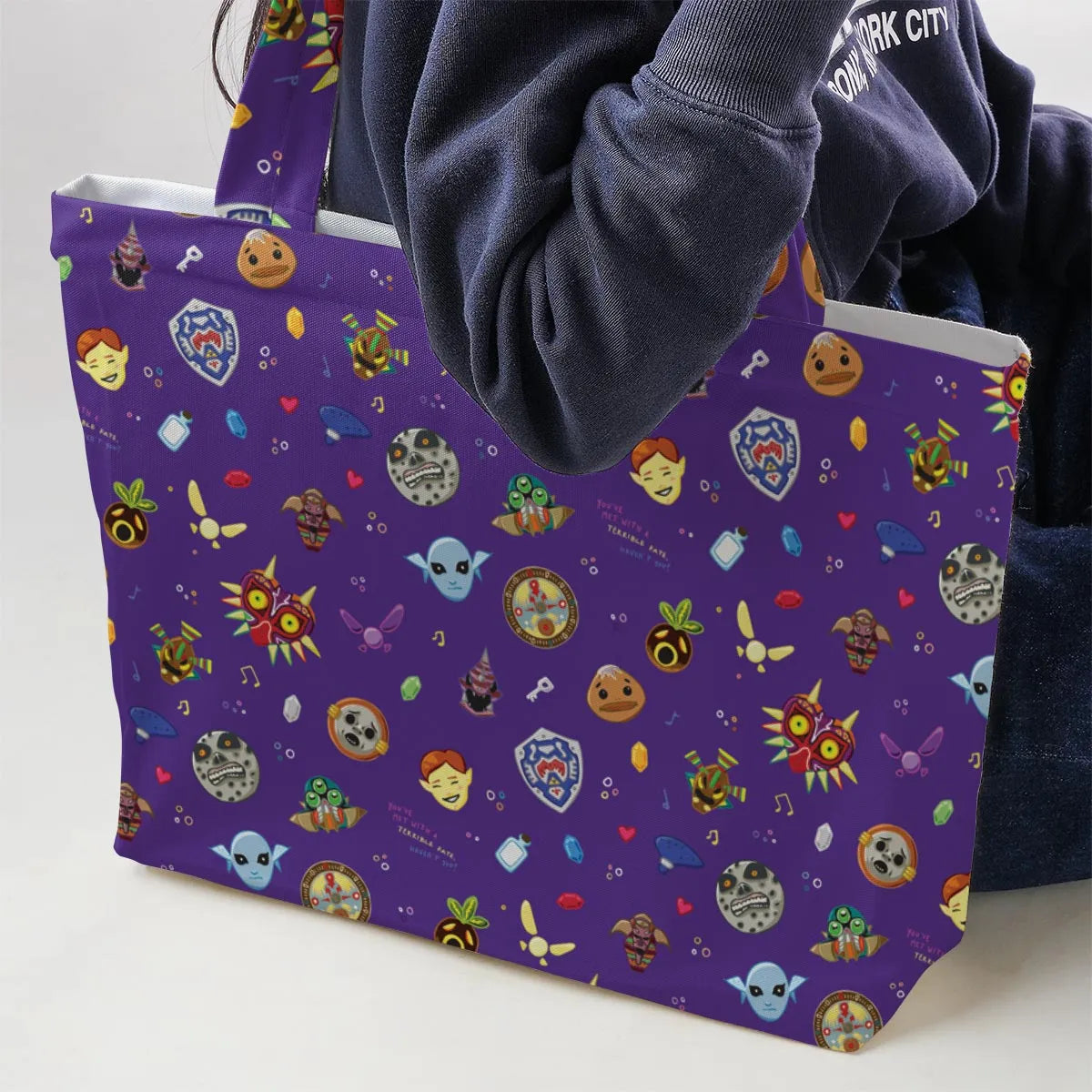 The Final Days The Legend of Zelda Large Tote Bag