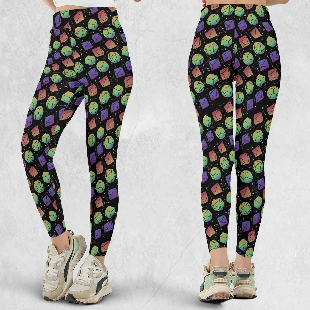 Rainbow Galaxy DnD Legging