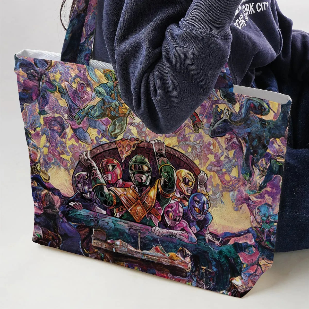 Shell Yeah Teenage Mutant Ninja Turtles Large Tote Bag