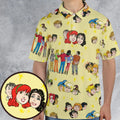 Nostalgic Cartoons in Archie Style AOP Men/Women Polo Shirt