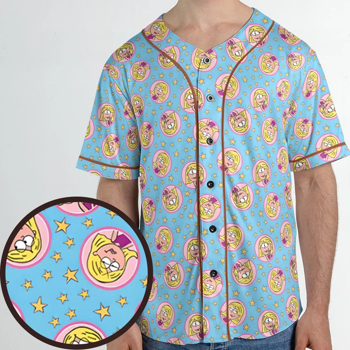 Lizzie Mcguire Badges Unisex Baseball Jersey