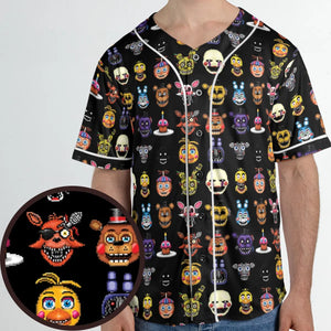 Five Nights At Freddys World Unisex Baseball Jersey
