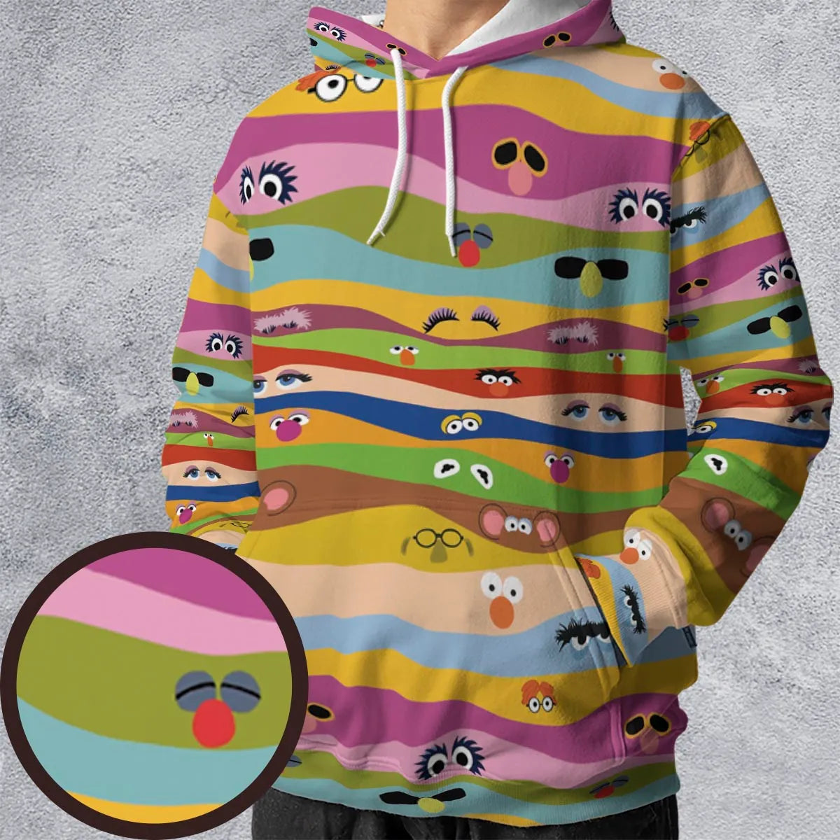 Eyes On Us The Muppet Show All-over Print Hoodie