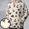 Clue The Movie Characters Pattern All-over Print Hoodie