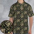 Facehugger Flower Pattern Alien AOP Men/Women Polo Shirt