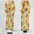 Kung Fu Dog Hong Kong Phooey Flare Leggings