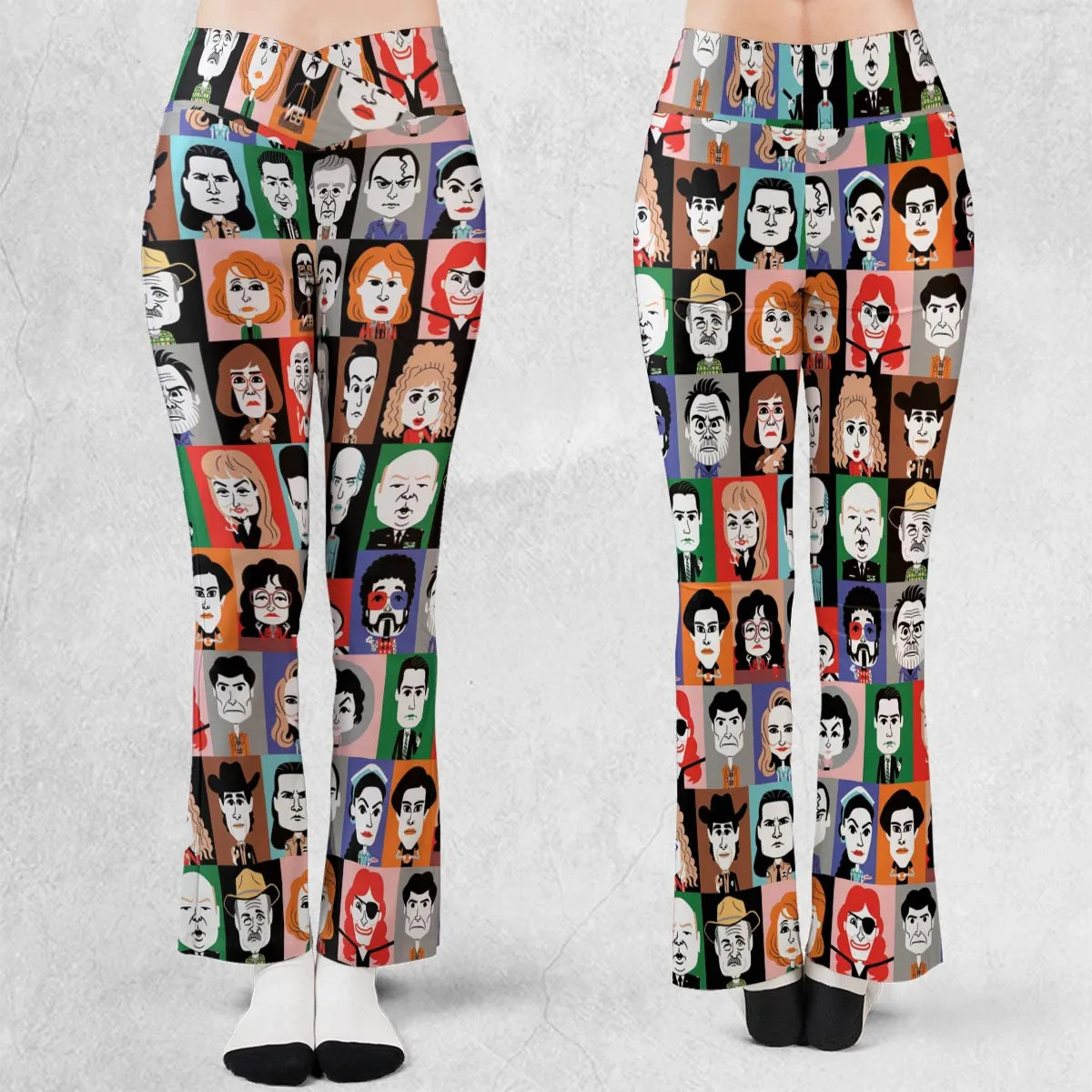 Twin Peaks Characters Flare Leggings