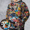 The 90s TV Shows All-over Print Hoodie