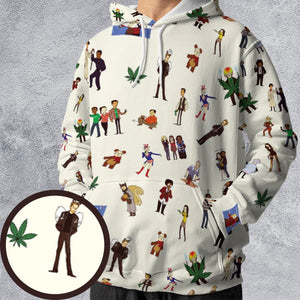 Community Characters Costumes Pattern All-over Print Hoodie