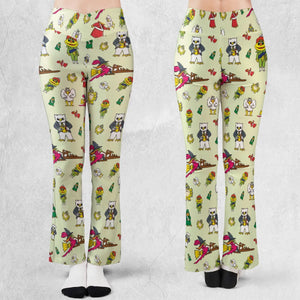 H.R. Pufnstuf Characters Sid and Marty Flare Leggings