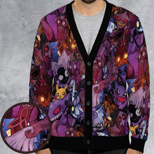 Scaries Poison Pokemon Cardigan