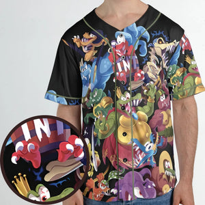 Krem Krew Donkey Kong Unisex Baseball Jersey