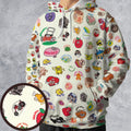 Vintage Trend Matte Scratch & Sniff All-over Print Hoodie