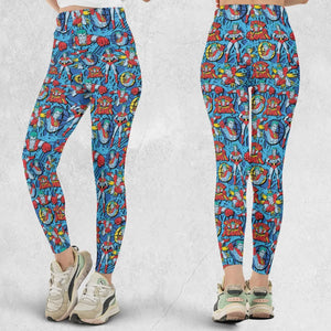 Hero of the Environment Captain Planet and the Planeteers Legging