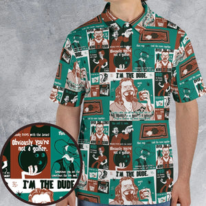I'm The Dude The Big Lebowski AOP Men/Women Polo Shirt