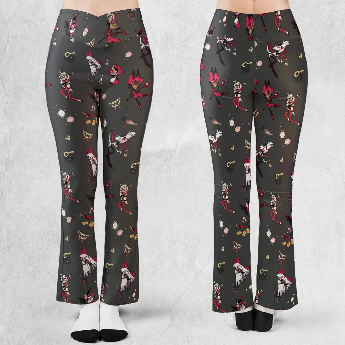 Helluva Hazbin Flare Leggings