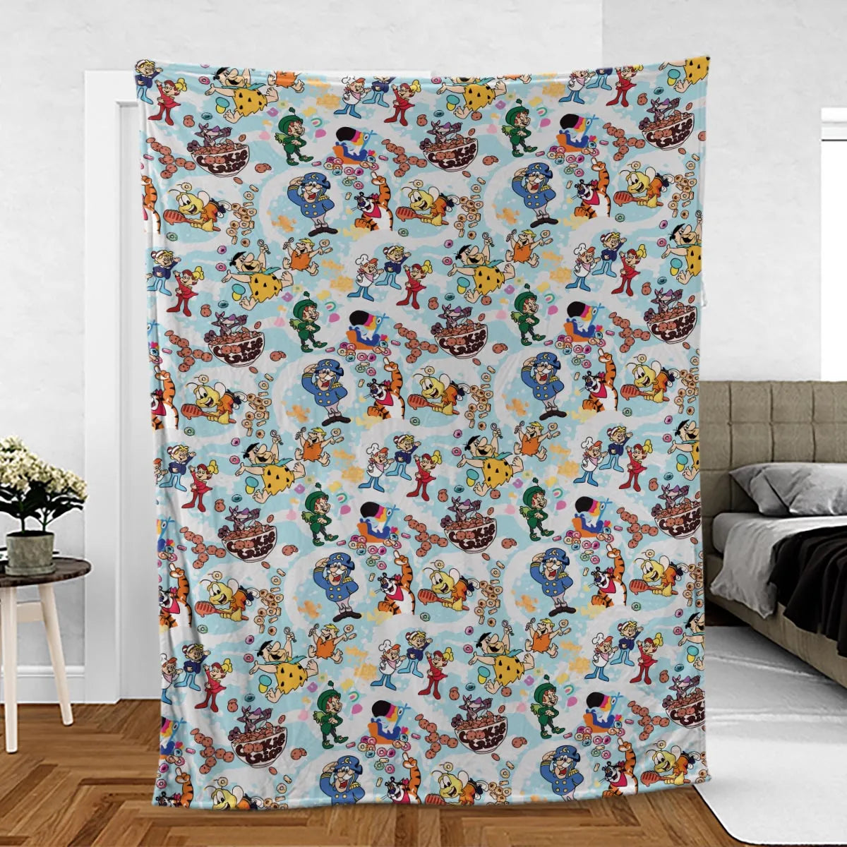 Cereal Favs Large Scale Fleece Blanket