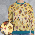 Hostess Gang Mascot Characters All-over Print Sweatshirt