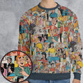 Archie Comics Characters All-over Print Sweatshirt