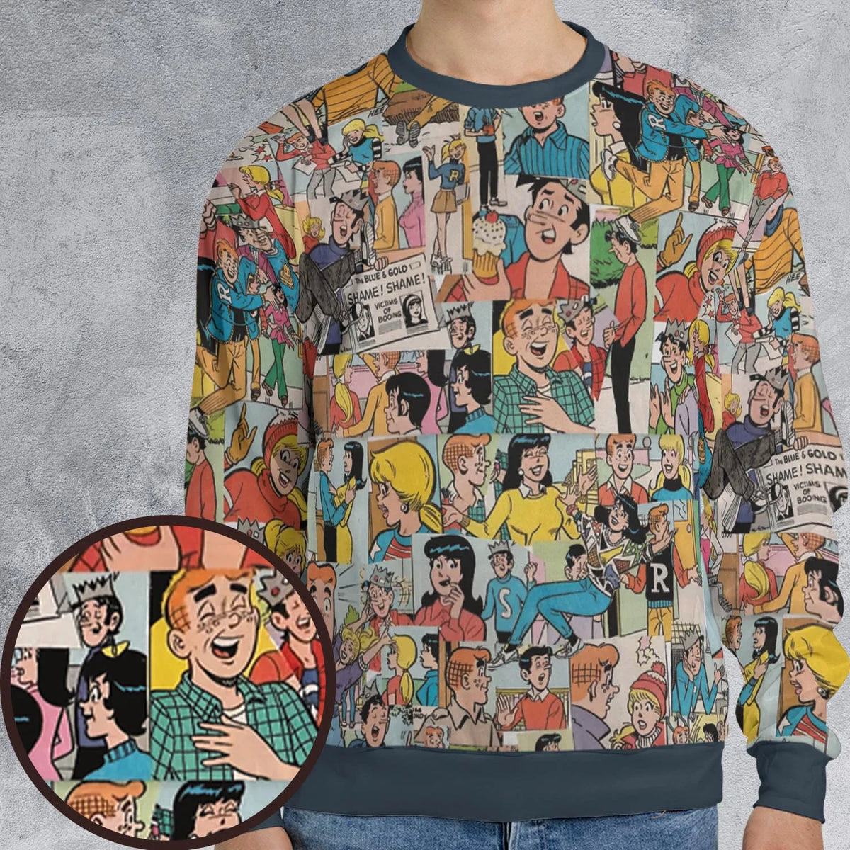 Archie Comics Characters All-over Print Sweatshirt