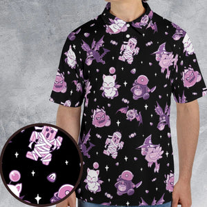 Halloween Final Fantasy Cuties AOP Men/Women Polo Shirt