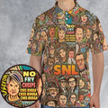 Blues Brothers Waynes World Coneheads SNL Characters AOP Men/Women Polo Shirt